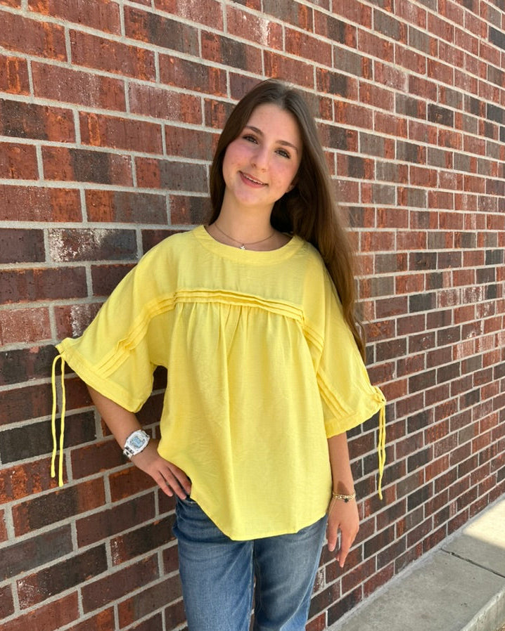 Half Sleeve Babydoll Blouse