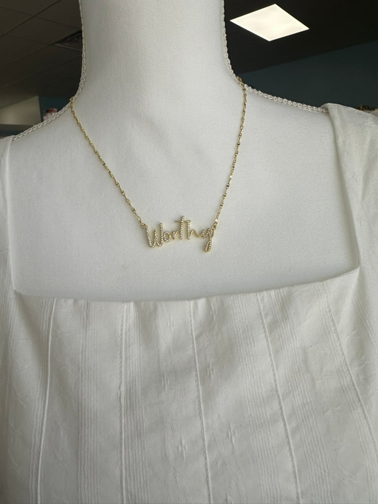 Worthy Gold Necklace