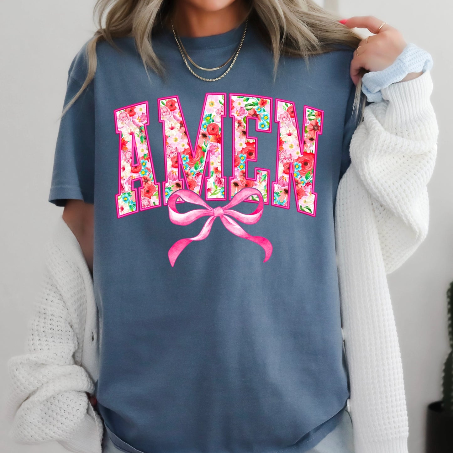 Amen Bow Tee