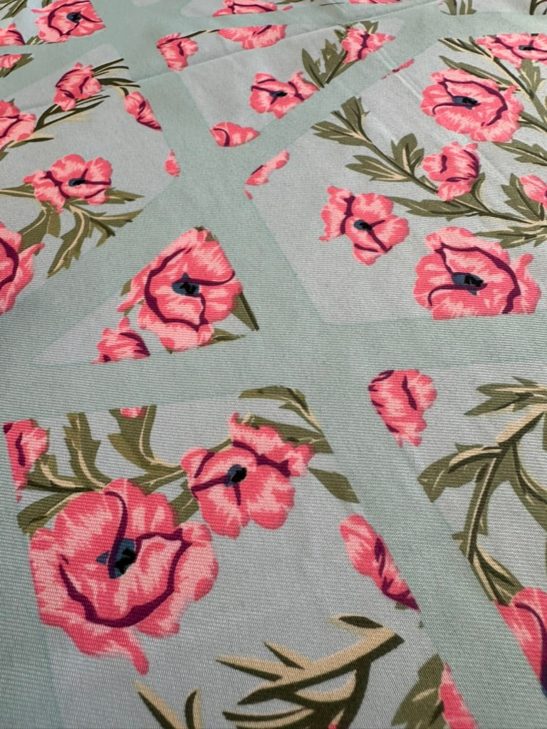Oversized Floral Print Bandana Scarf Wrap