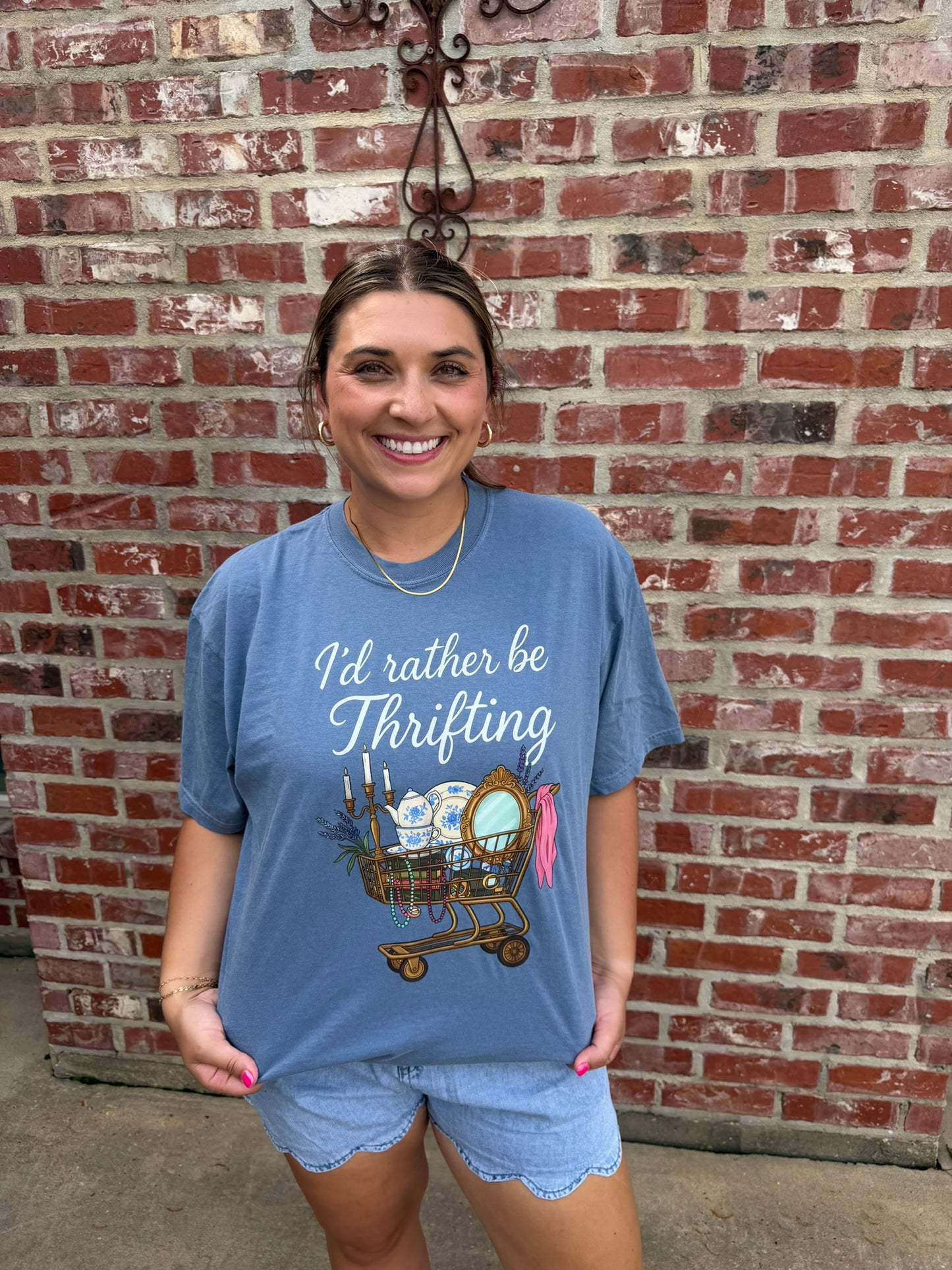 I'd Rather Be Thirfting Tee