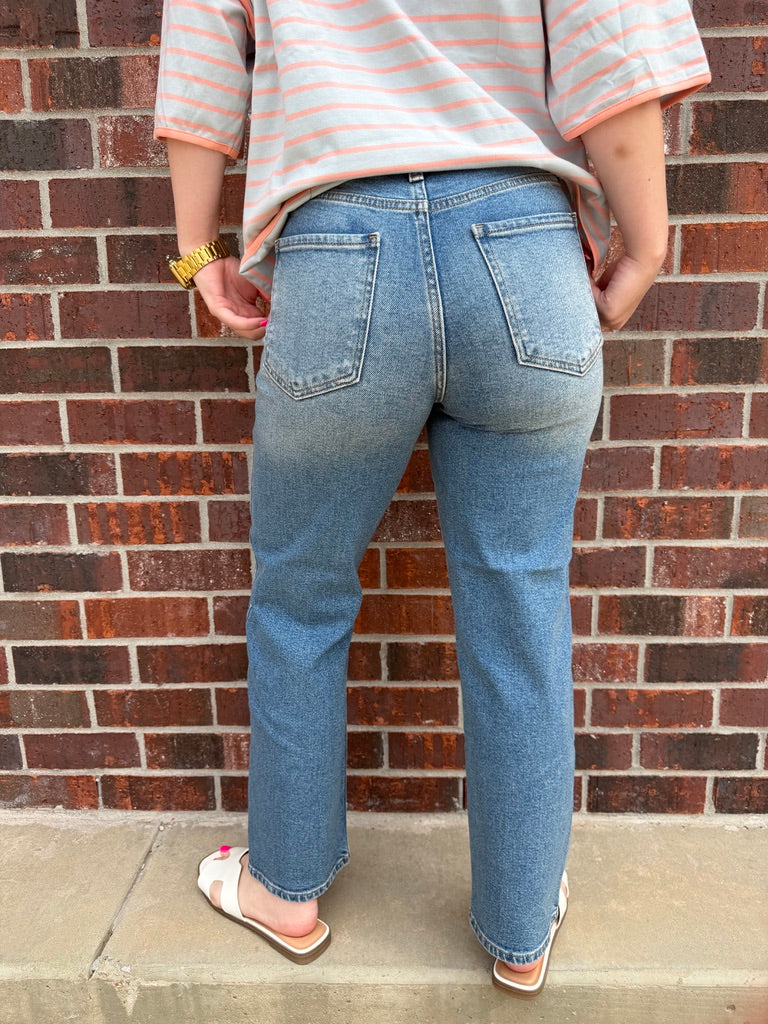 Vintage Straight Medium Length