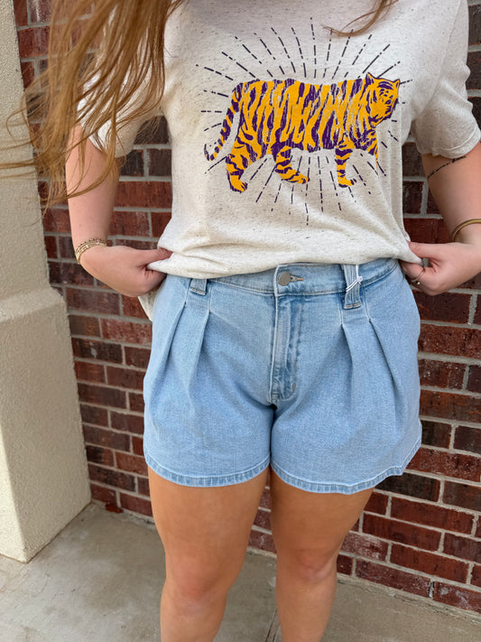 LSU Vintage Tiger Burst Tee