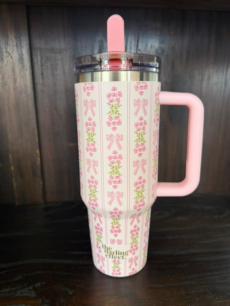 40 oz Lifestyle Flip Straw Tumbler–Oh So Fancy Pink