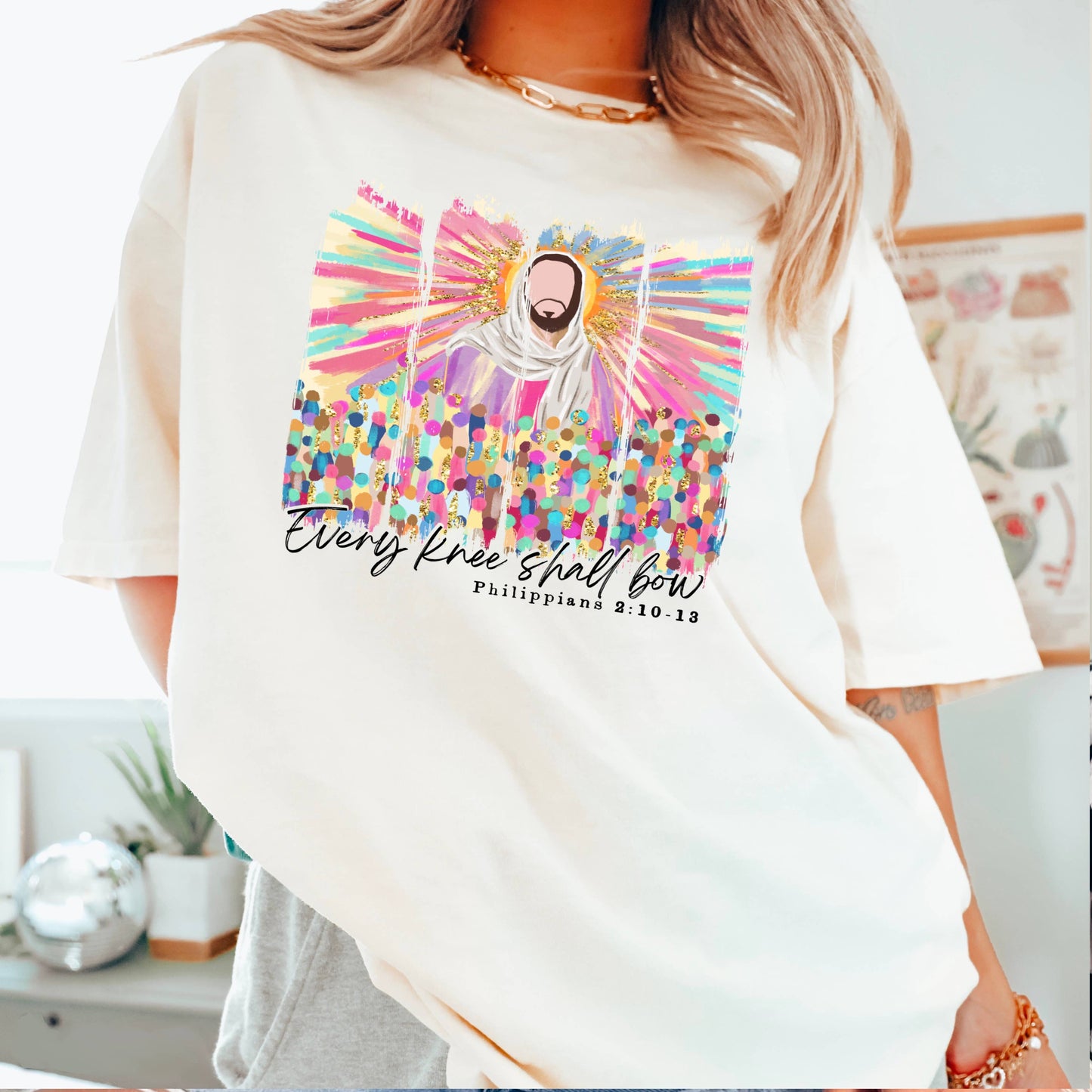 Watercolor Christian Tee