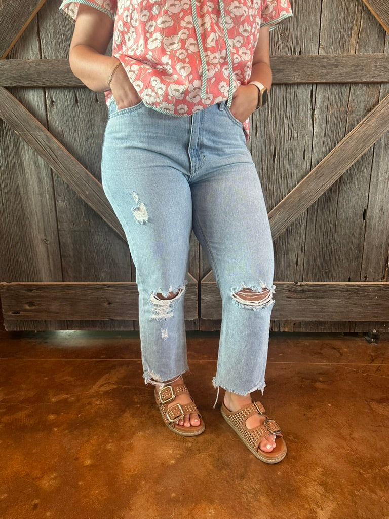 High Rise Straight Jean