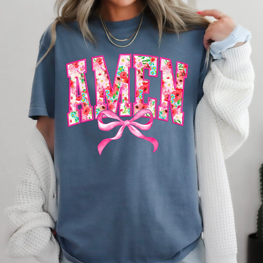 Amen Bow Tee