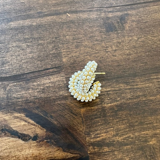 Mini pearls Mini Hoop Earrings
