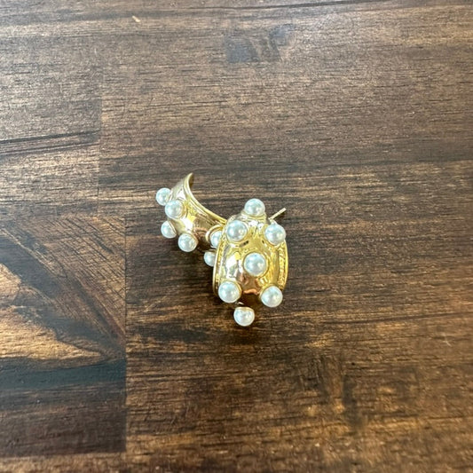 Elegant Vintage Pearl Drop Earrings
