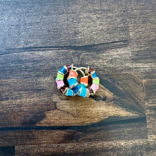 Artisan Vintage-Inspired Colorful Drop Earrings