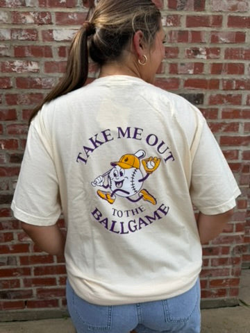 Take Me Out To the Ballgame Pocket Tee