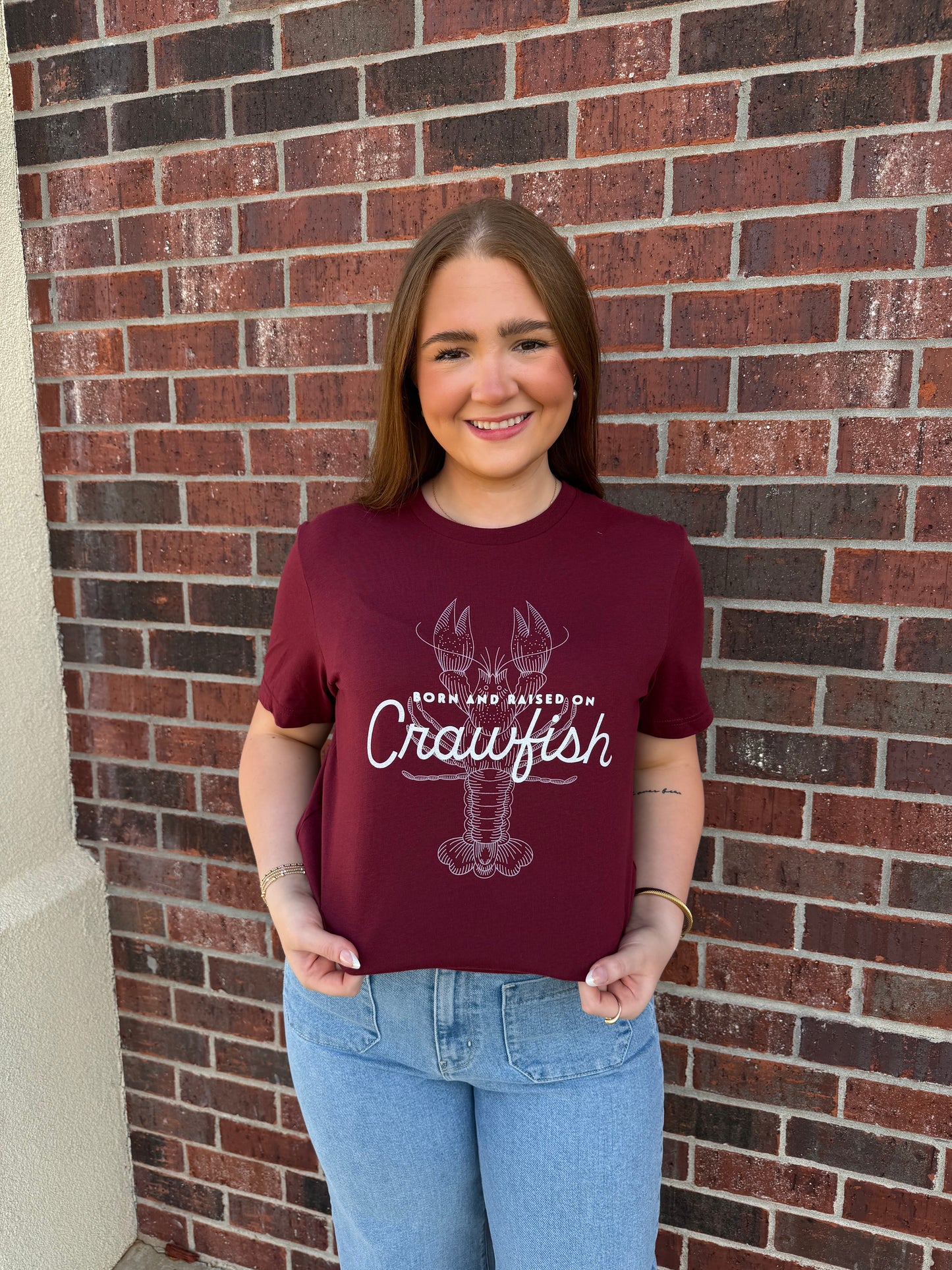 Born and Raised Crawfish Tee