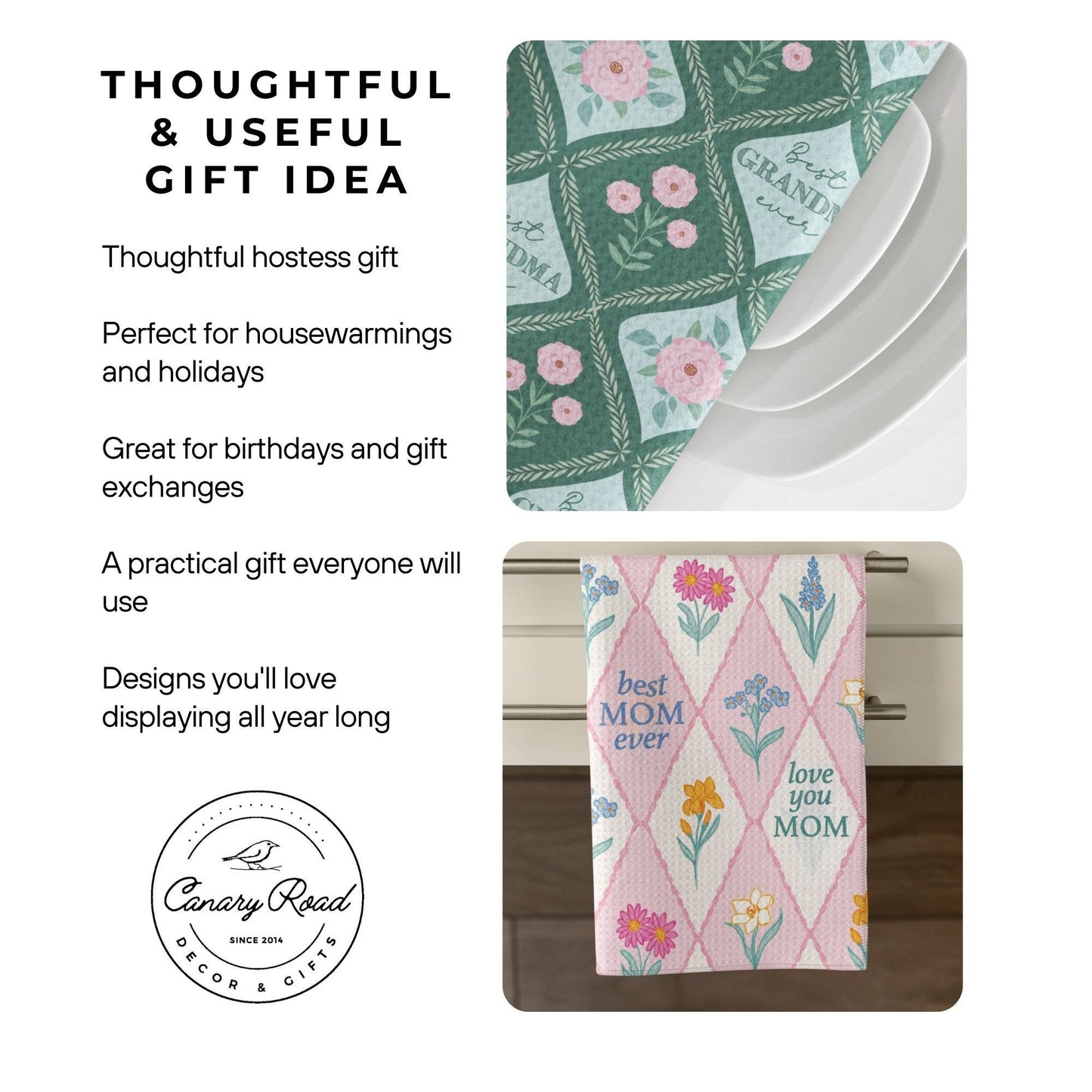 Strawberry Flag Kitchen Towel